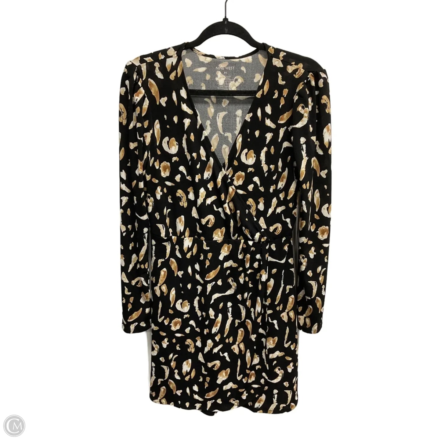 Dress Casual Short By Nine West In Black & Brown, Size: M