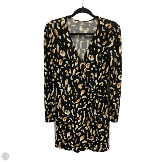 Dress Casual Short By Nine West In Black & Brown, Size: M