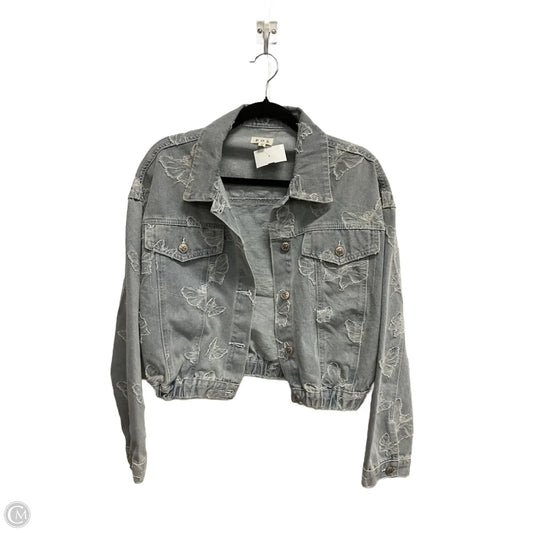 Jacket Denim By Pol In Blue, Size: S