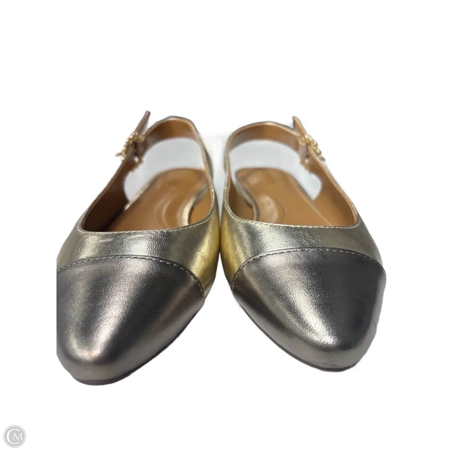 Shoes Flats By Talbots In Gold, Size: 8