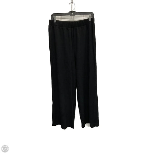 Pants Wide Leg By H&m In Black, Size: M