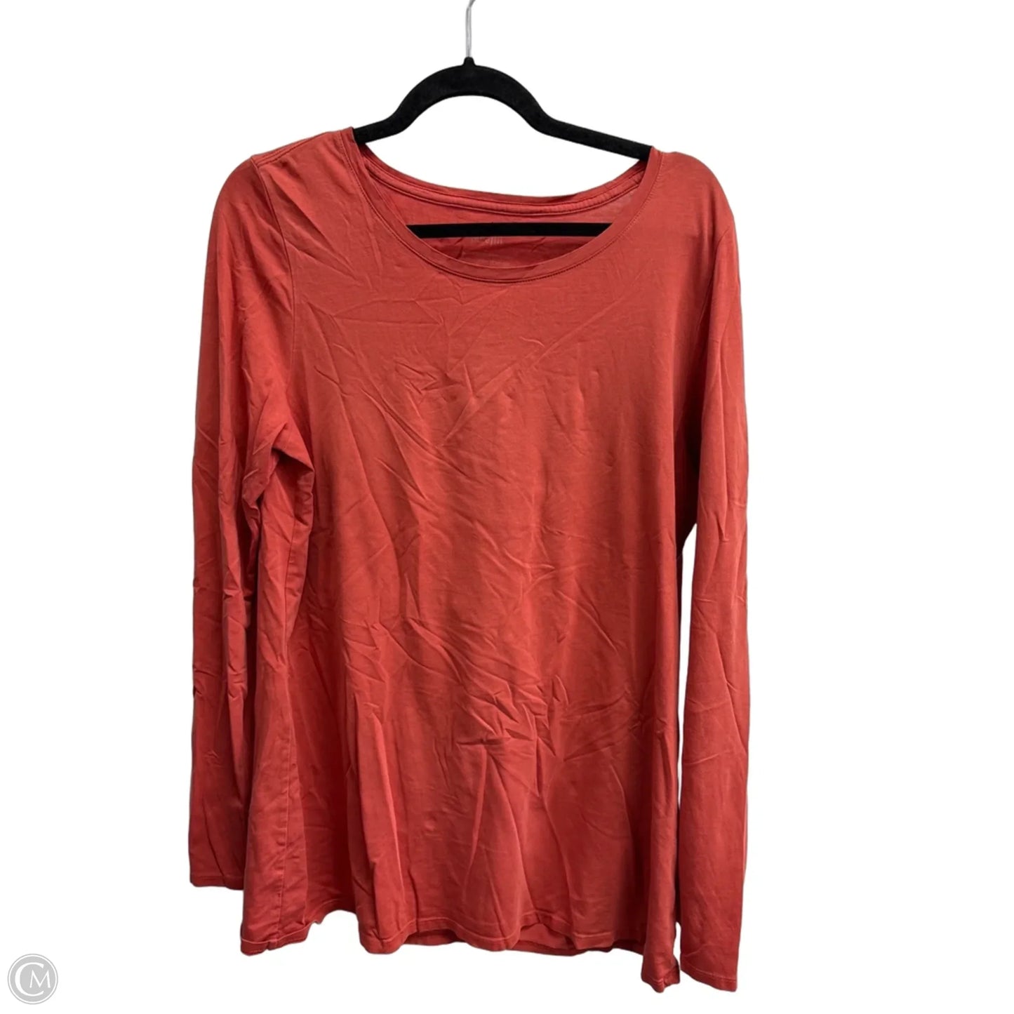 Top Long Sleeve Basic By Pure Jill In Orange, Size: L