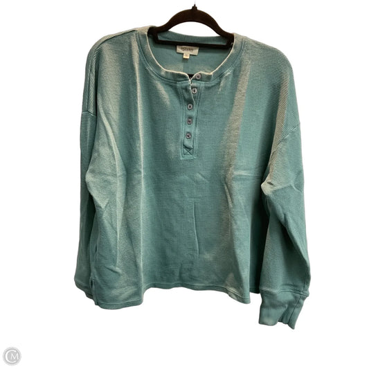 Top Long Sleeve By Haven In Green, Size: Xl