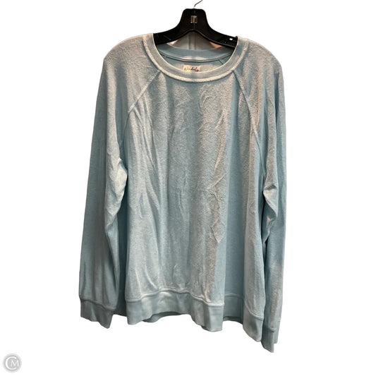 Top Long Sleeve By Wonderly In Blue, Size: Xl