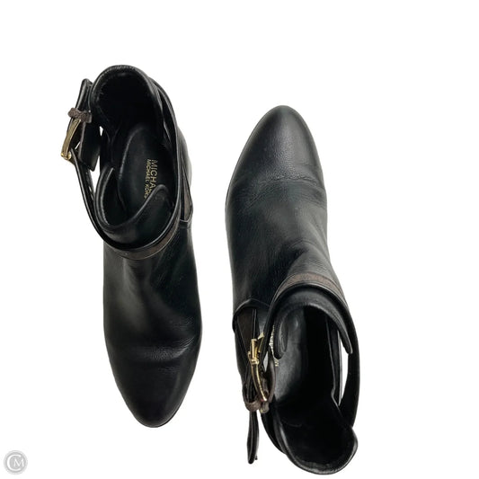Boots Ankle Heels By Michael By Michael Kors In Black, Size: 9