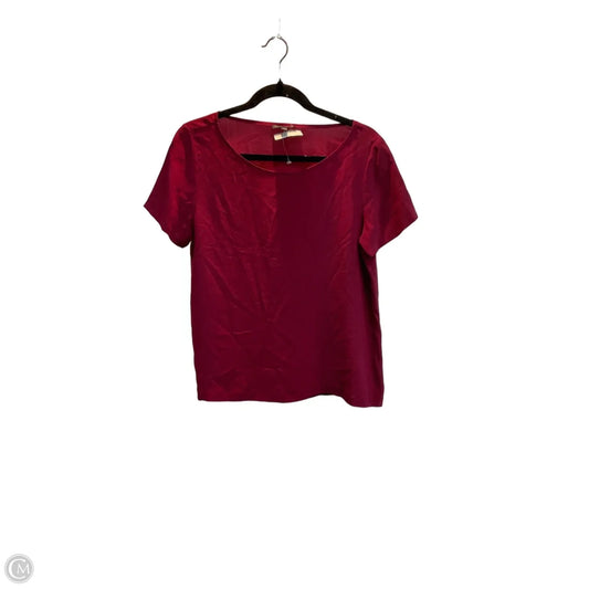 Top Short Sleeve By Eileen Fisher In Red, Size: Xs