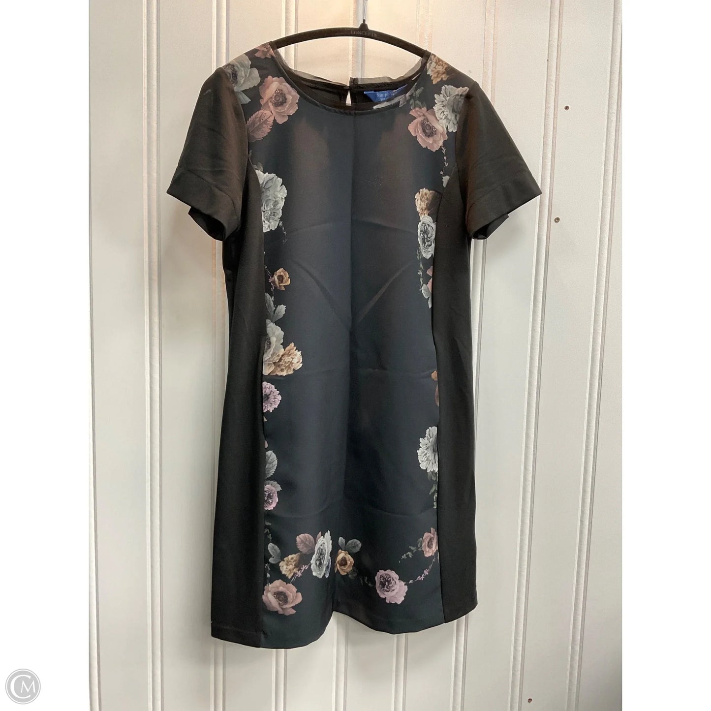 Dress Casual Short By Simply Vera In Floral Print, Size: S