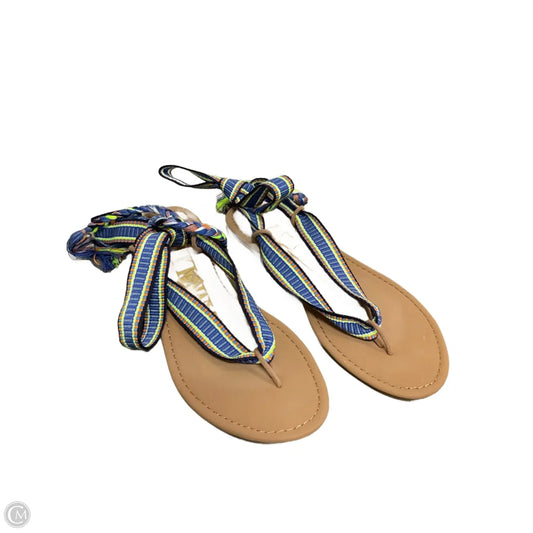 Sandals Flats By Sam And Libby In Multi-colored, Size: 8.5