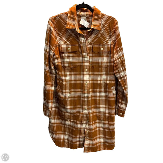 Dress Casual Midi By Duluth Trading In Brown, Size: M