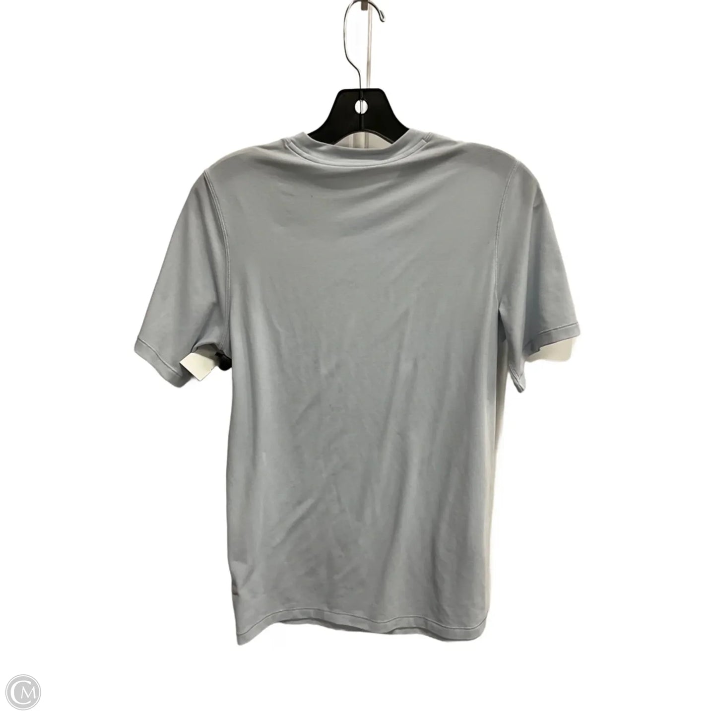 Athletic Top Short Sleeve By Lululemon In Blue, Size: S