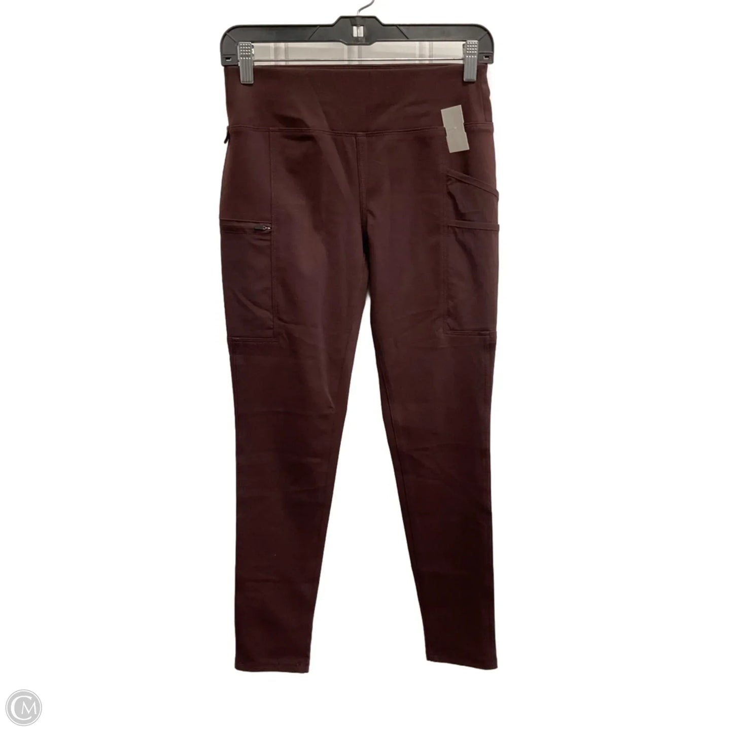 Athletic Leggings By Carhartt In Maroon, Size: Xs