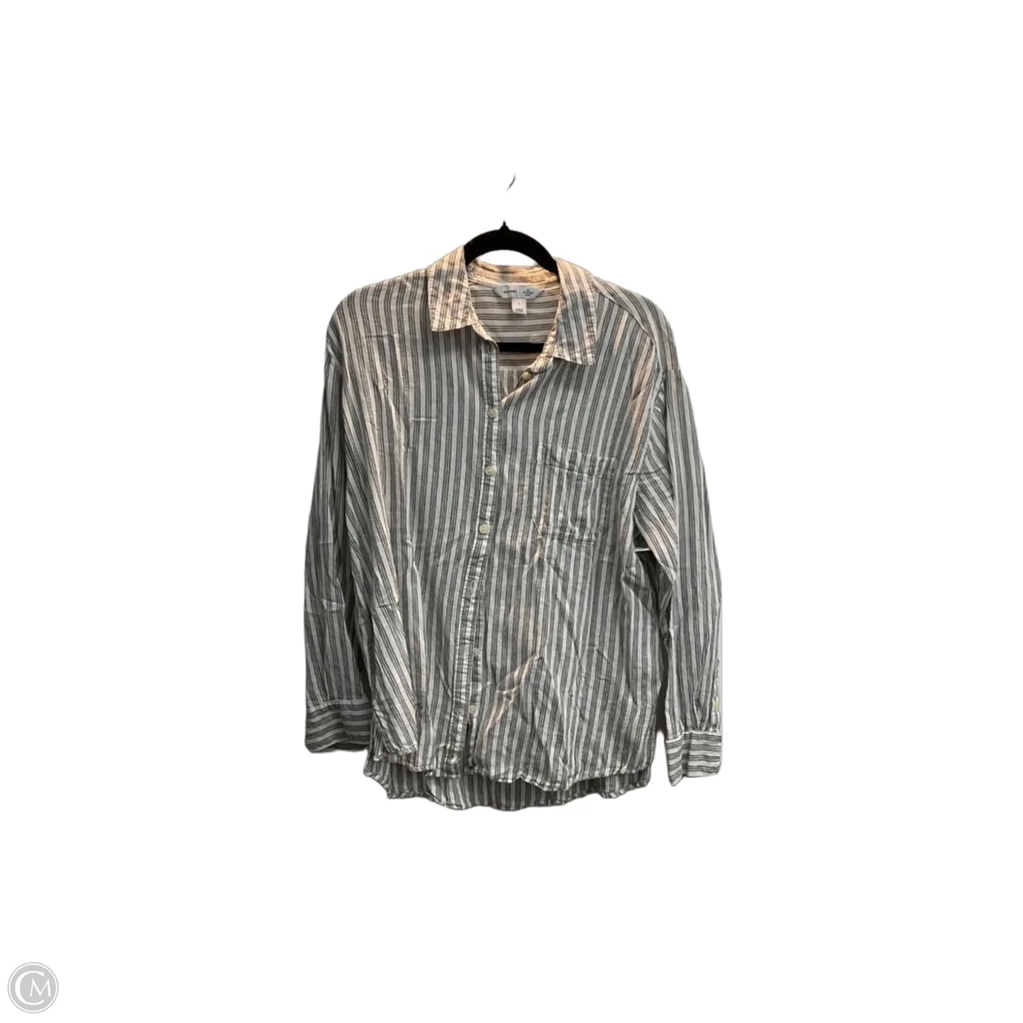 Top Long Sleeve By Old Navy In Striped Pattern, Size: L