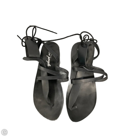 Sandals Flats By Free People In Black, Size: 10