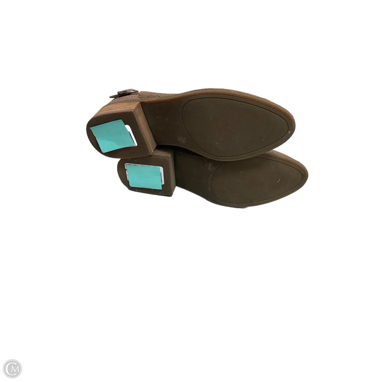 Shoes Heels Block By Lucky Brand In Taupe, Size: 8.5