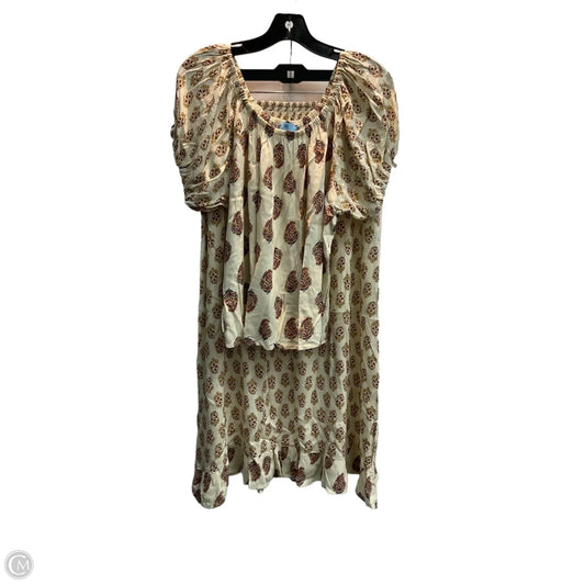 Skirt Set 2pc By Cece In Multi-colored, Size: M