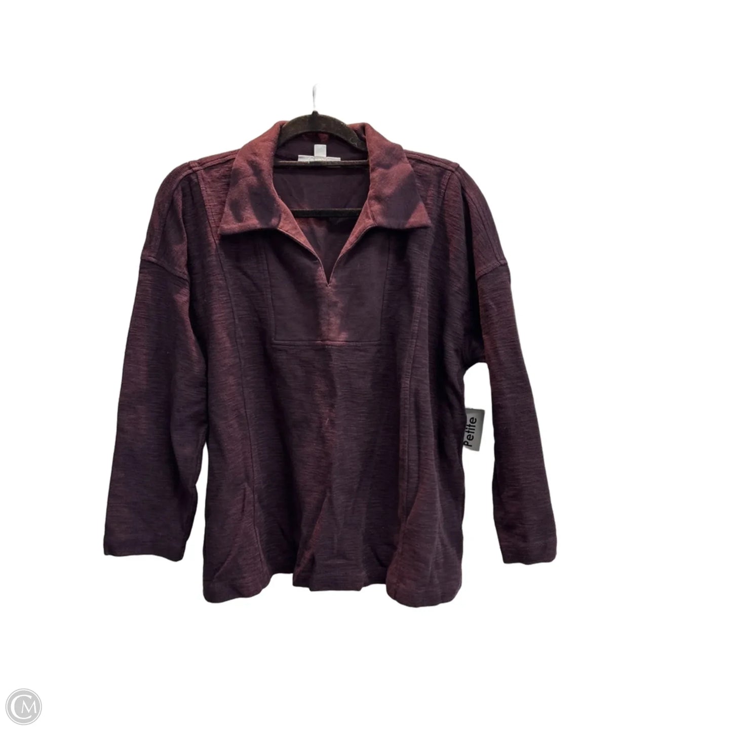 Top Long Sleeve By J. Jill In Purple, Size: Xlp