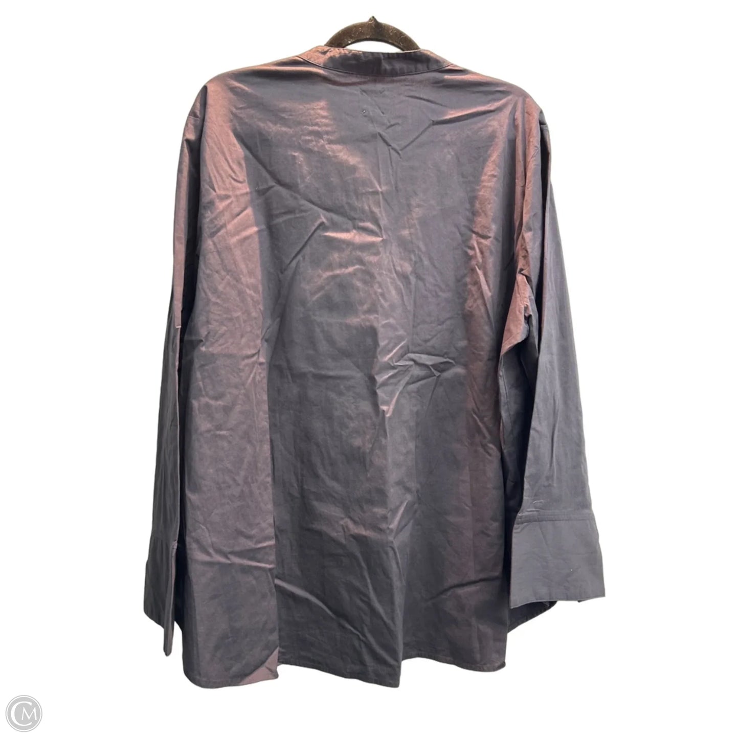 Top Long Sleeve By Nic + Zoe In Black, Size: 2x