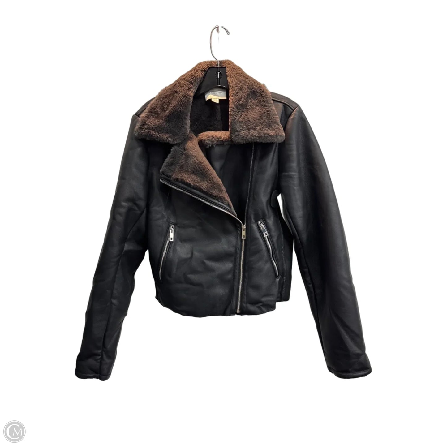 Coat Designer By Jason Wu In Black, Size: L