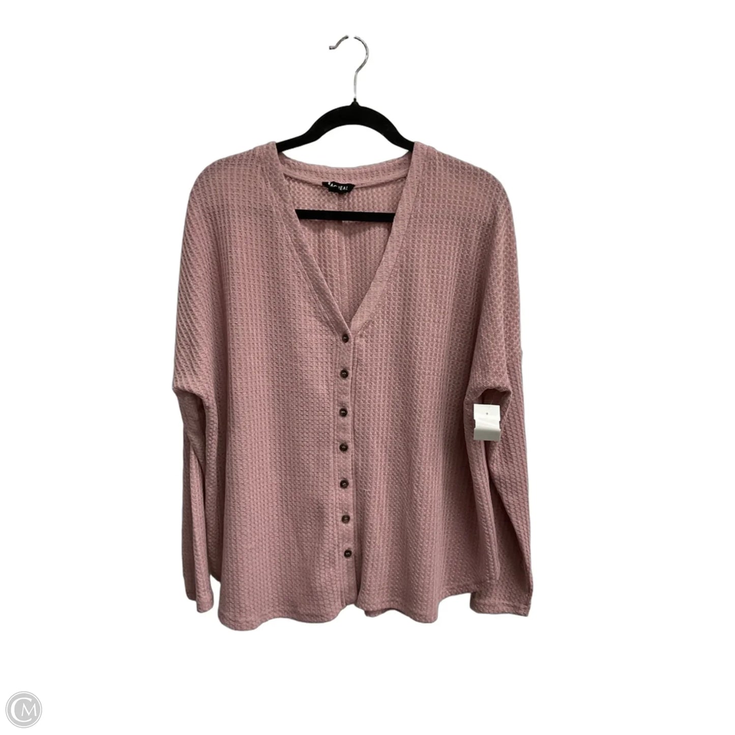 Top Long Sleeve By Clothes Mentor In Pink, Size: S