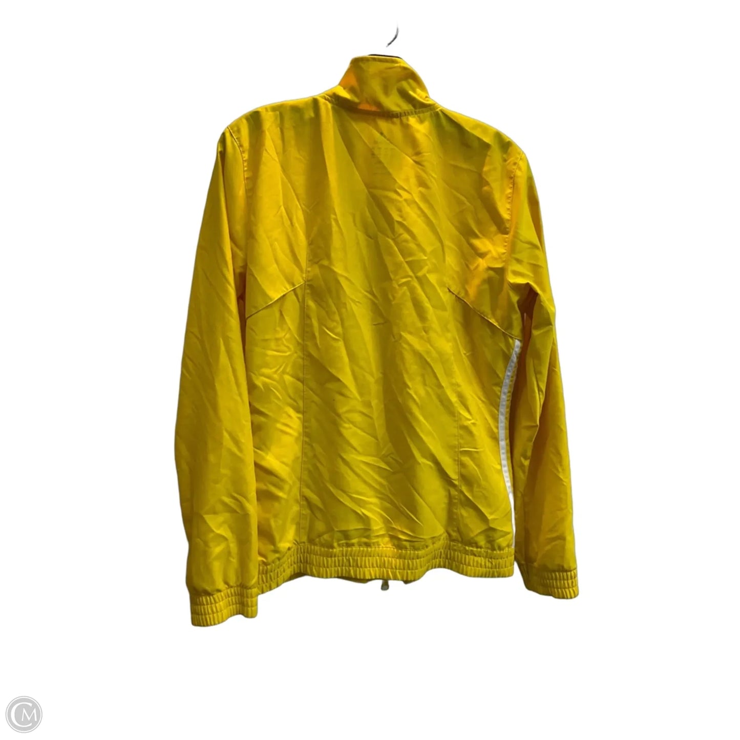 Athletic Jacket By Adidas In Yellow, Size: M