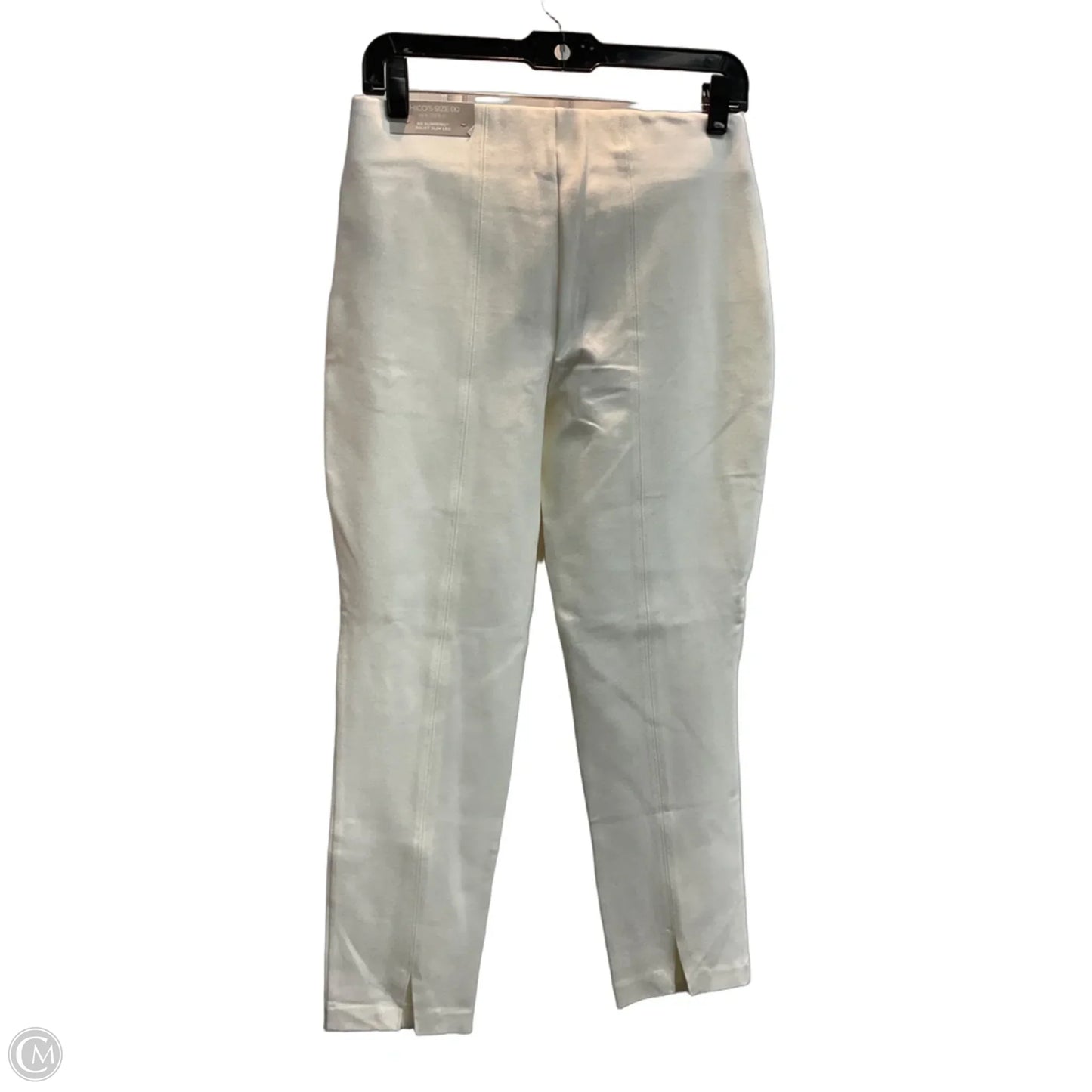Pants Leggings By Chicos In White, Size: 2