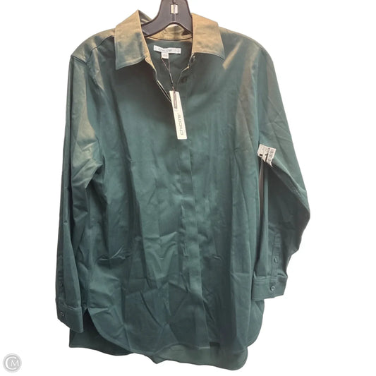 Top Long Sleeve By Chicos In Green, Size: M