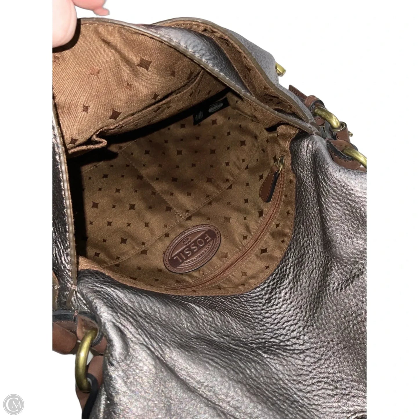Handbag By Fossil, Size: Medium