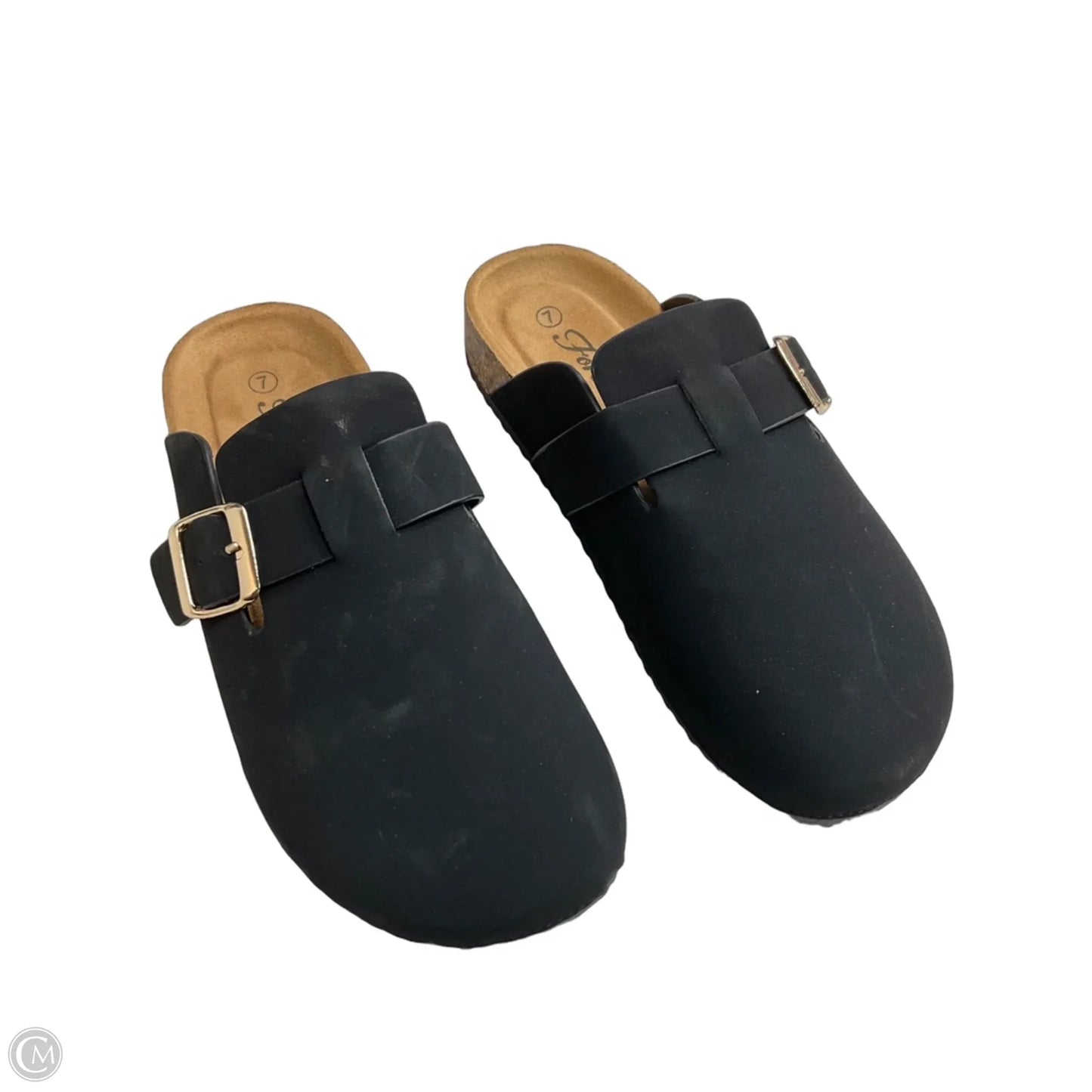 Shoes Flats By Forever In Black, Size: 7