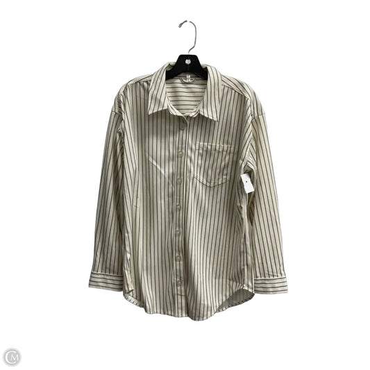 Top Long Sleeve By Maurices In Striped Pattern, Size: S