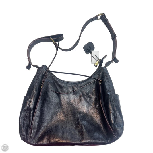 Handbag Leather By Hobo Intl, Size: Medium