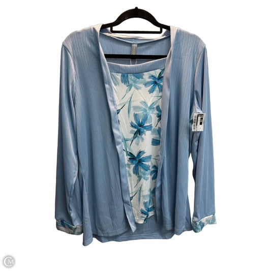 Top Long Sleeve By Noracora In Floral Print, Size: Xl