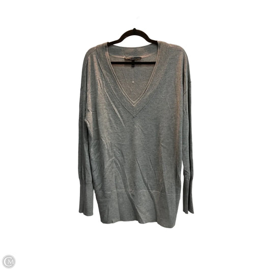 Top Long Sleeve By White House Black Market In Grey, Size: L
