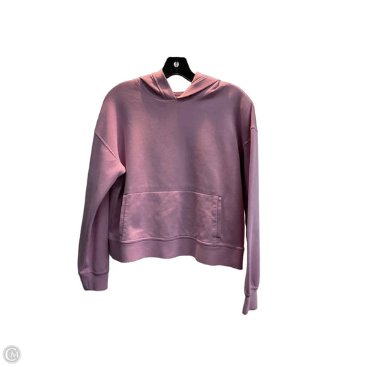 Athletic Sweatshirt Hoodie By Tek Gear In Purple, Size: M