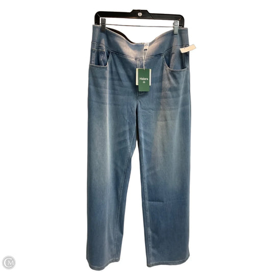 Jeans Wide Leg By Halara In Blue, Size: 16