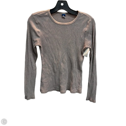 Top Long Sleeve By Old Navy In Grey, Size: M
