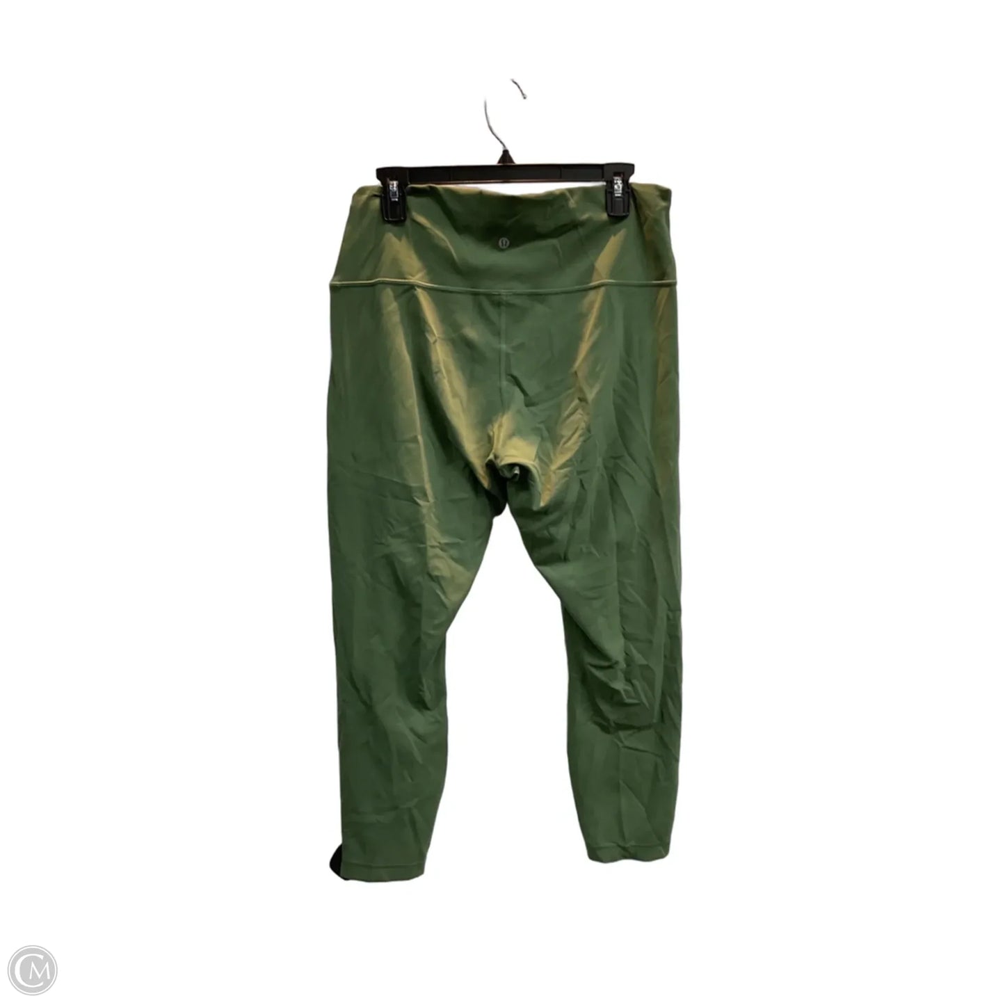 Athletic Leggings By Lululemon In Green, Size: Xl