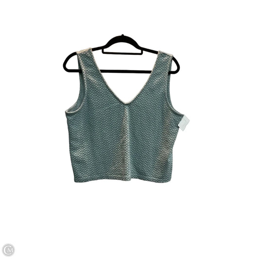 Top Sleeveless By Madewell In Blue, Size: M
