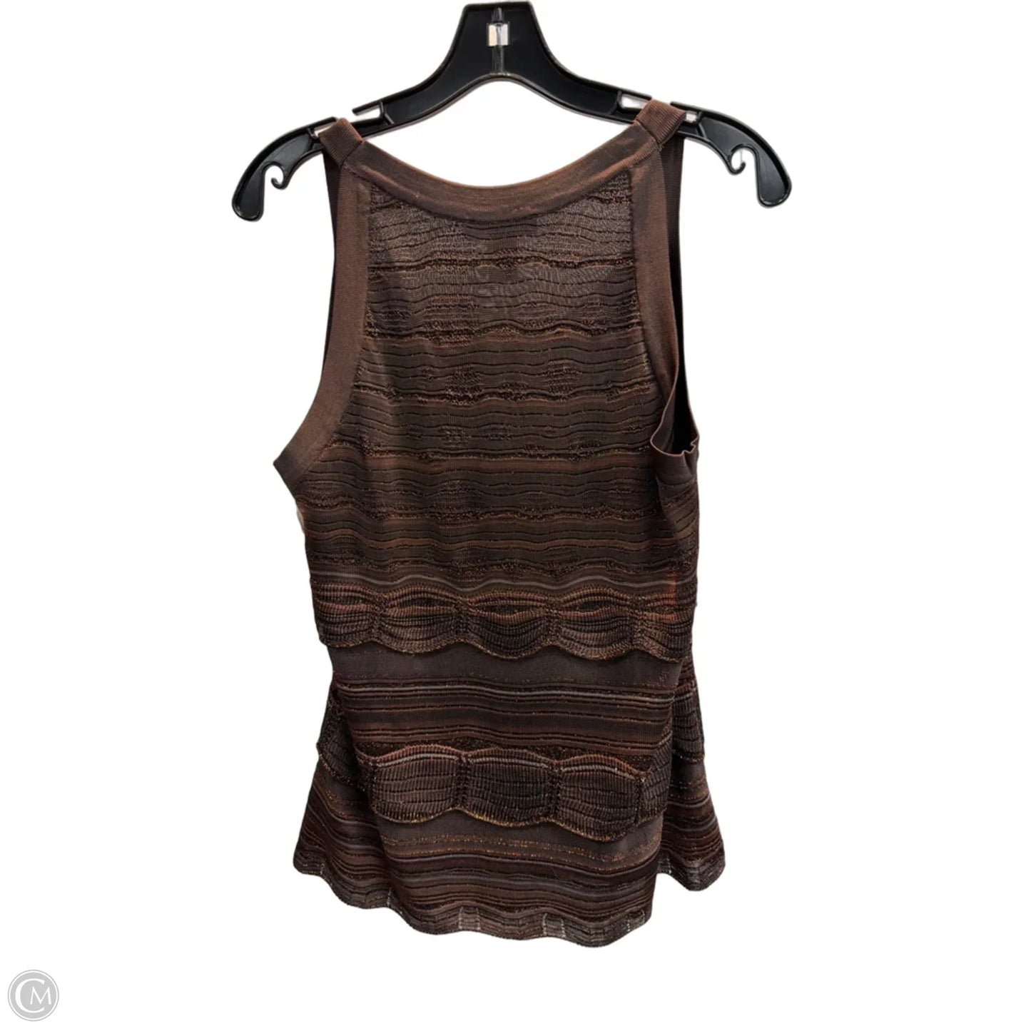 Top Sleeveless By White House Black Market In Brown, Size: L