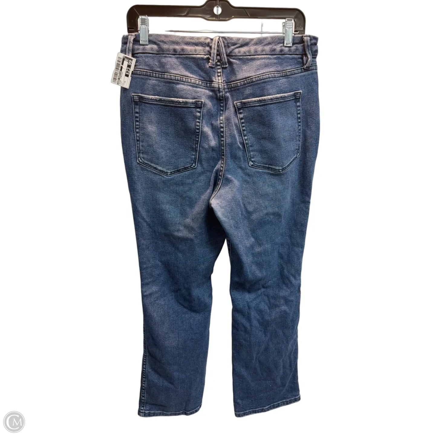 Jeans Straight By Good American In Blue, Size: 14