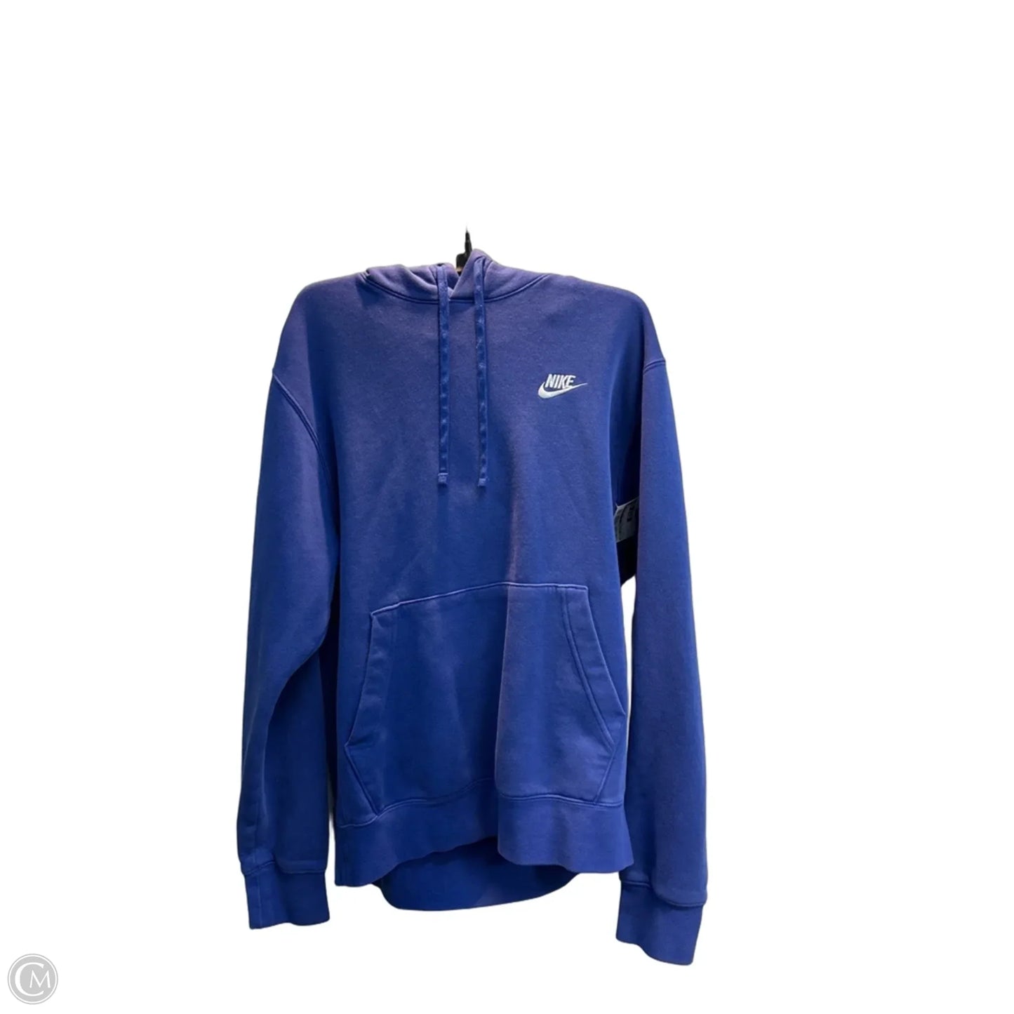 Athletic Sweatshirt Hoodie By Nike Apparel In Blue, Size: S