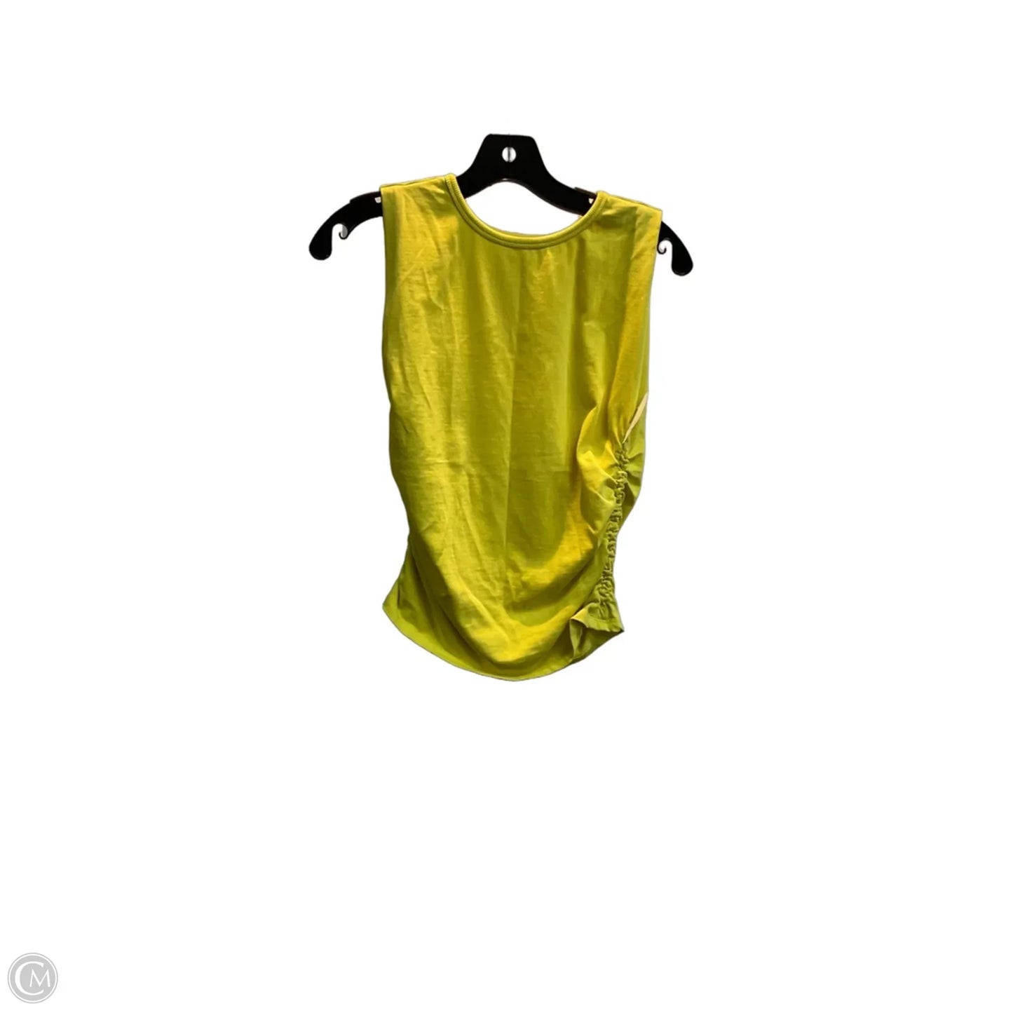 Top Sleeveless By Loft In Yellow, Size: S