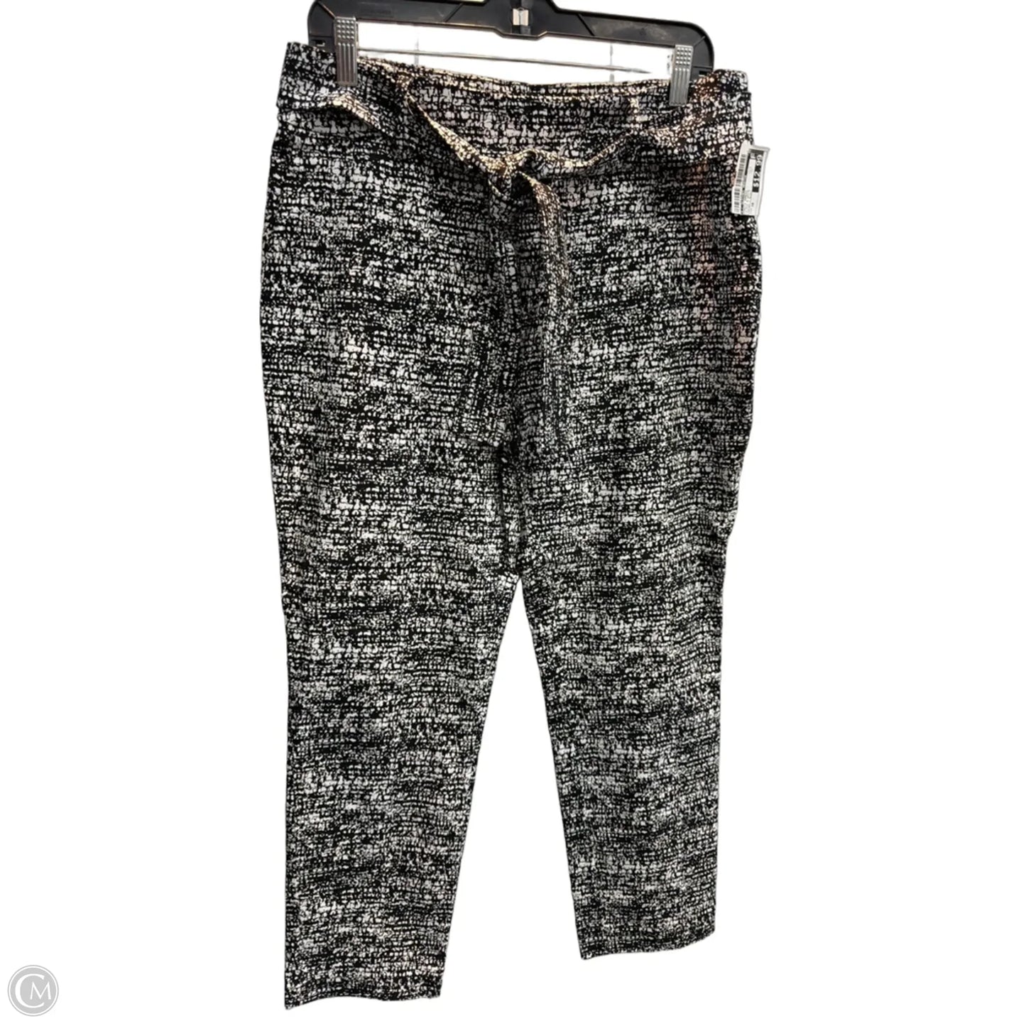 Pants Dress By Clothes Mentor In Black & White, Size: 16