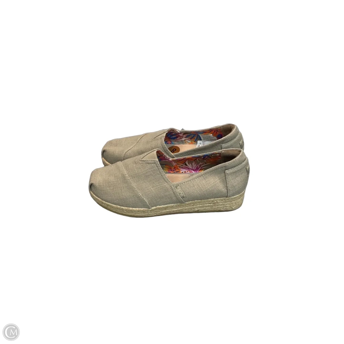 Shoes Flats By Toms In Grey, Size: 8