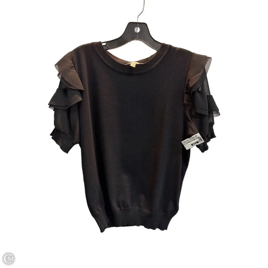 Top Short Sleeve By Nanette By Nanette Lepore In Black, Size: M