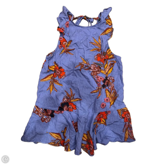 Tunic Sleeveless By Free People In Floral Print, Size: Xs