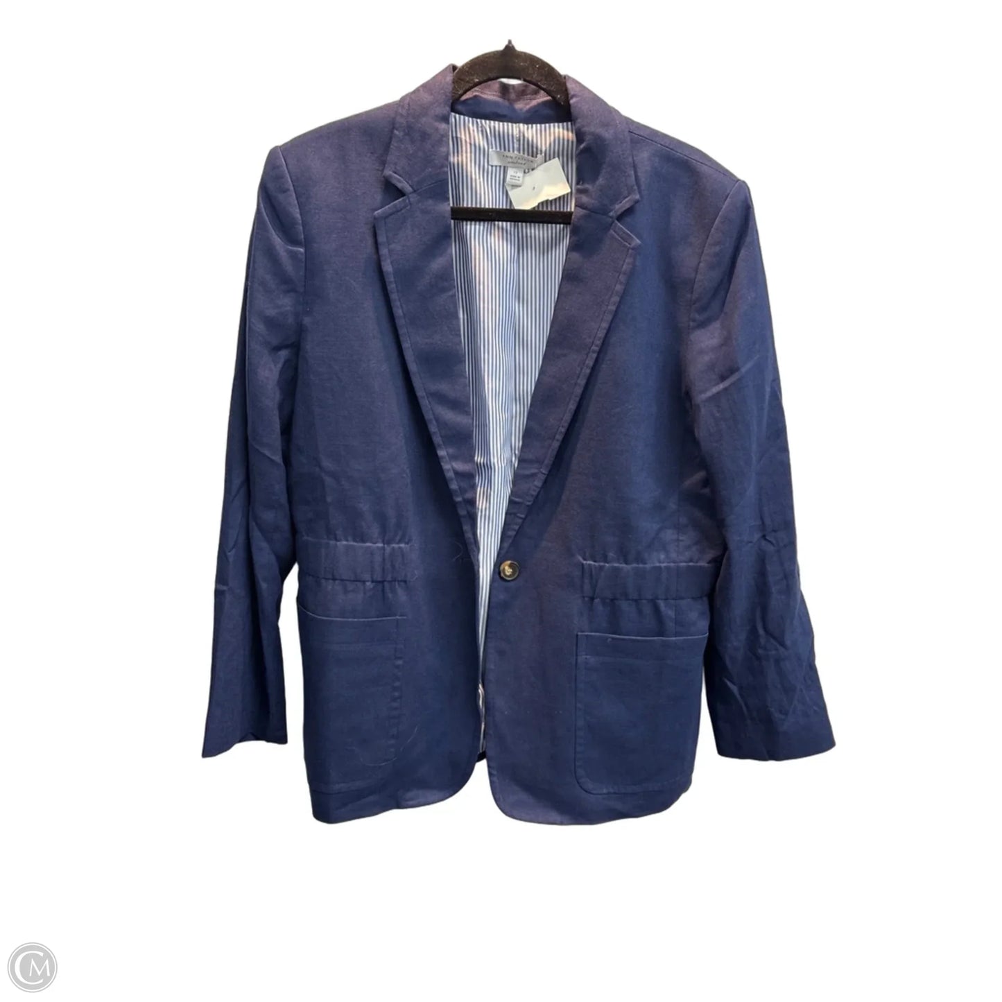Blazer By Ann Taylor In Blue, Size: L