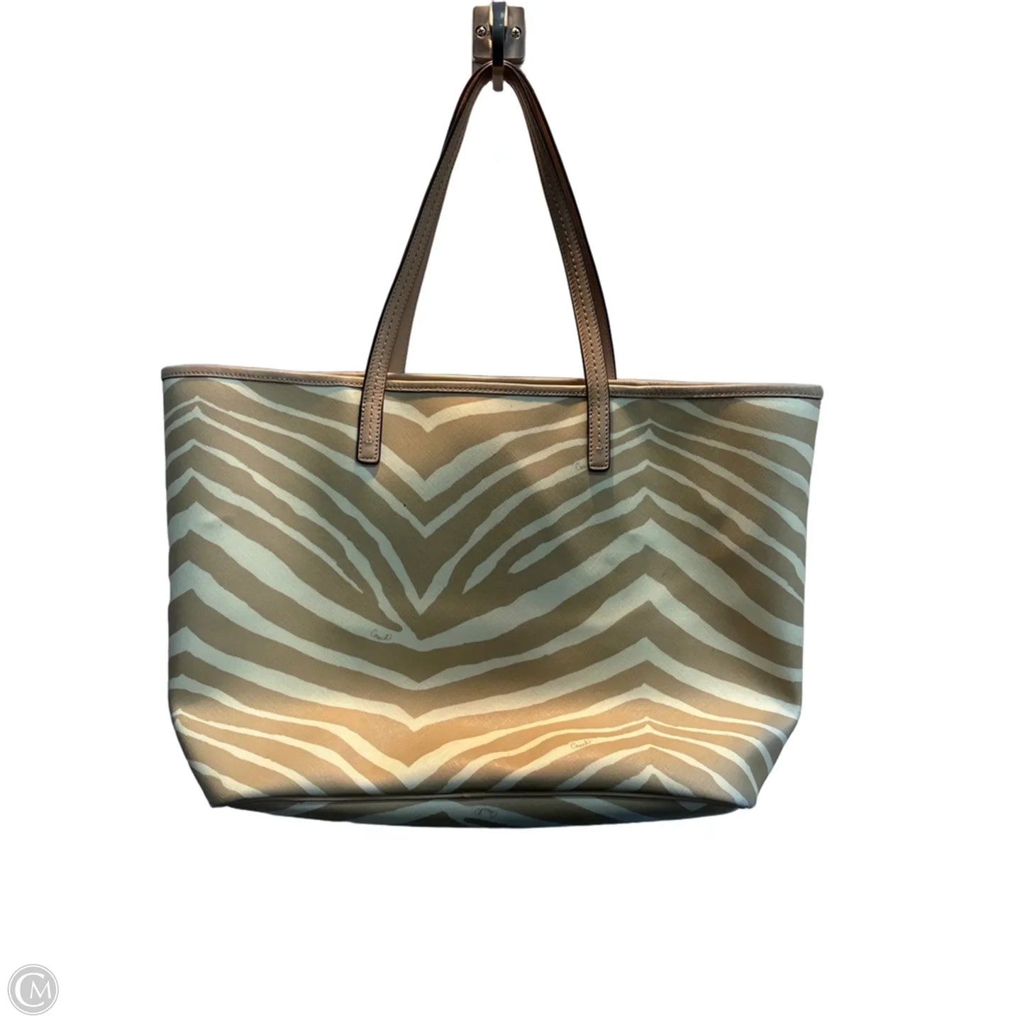 Tote Designer By Coach, Size: Medium