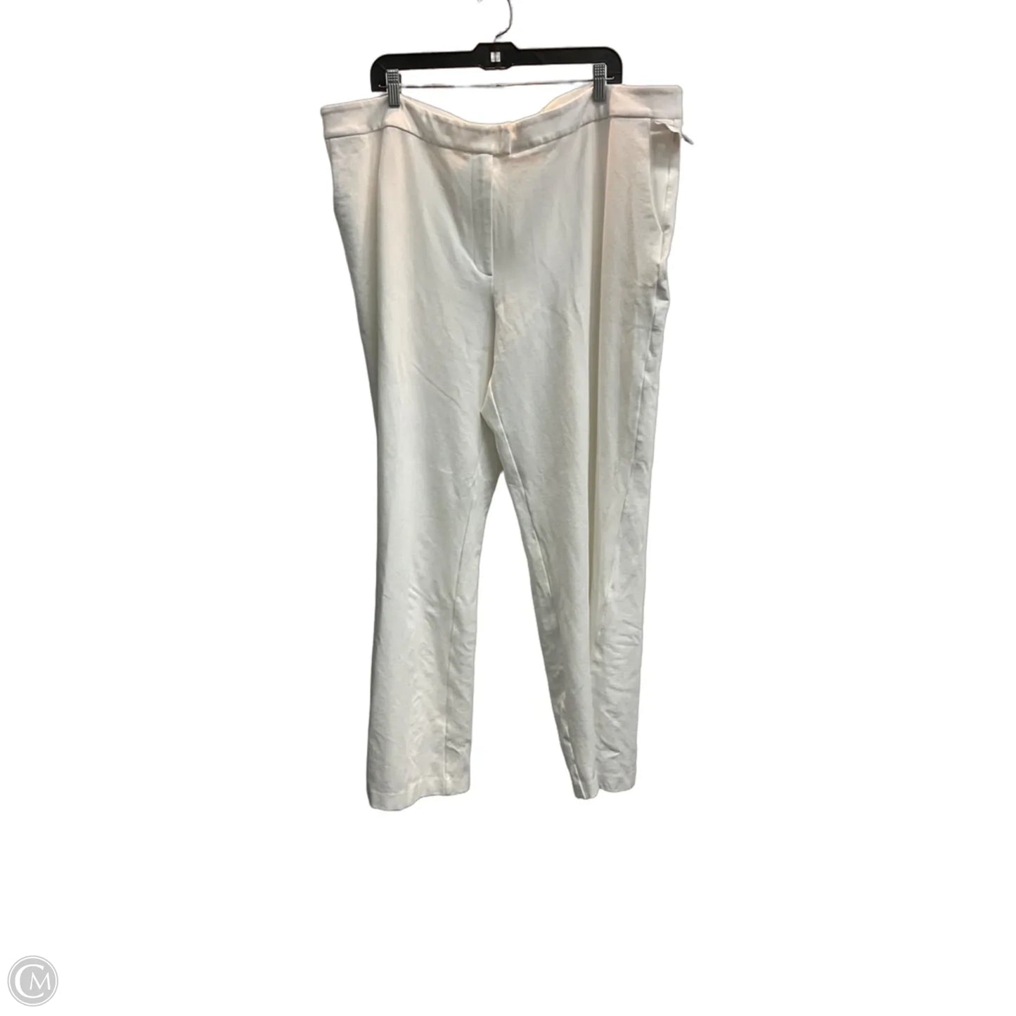 Pants Dress By Clothes Mentor In White, Size: 22