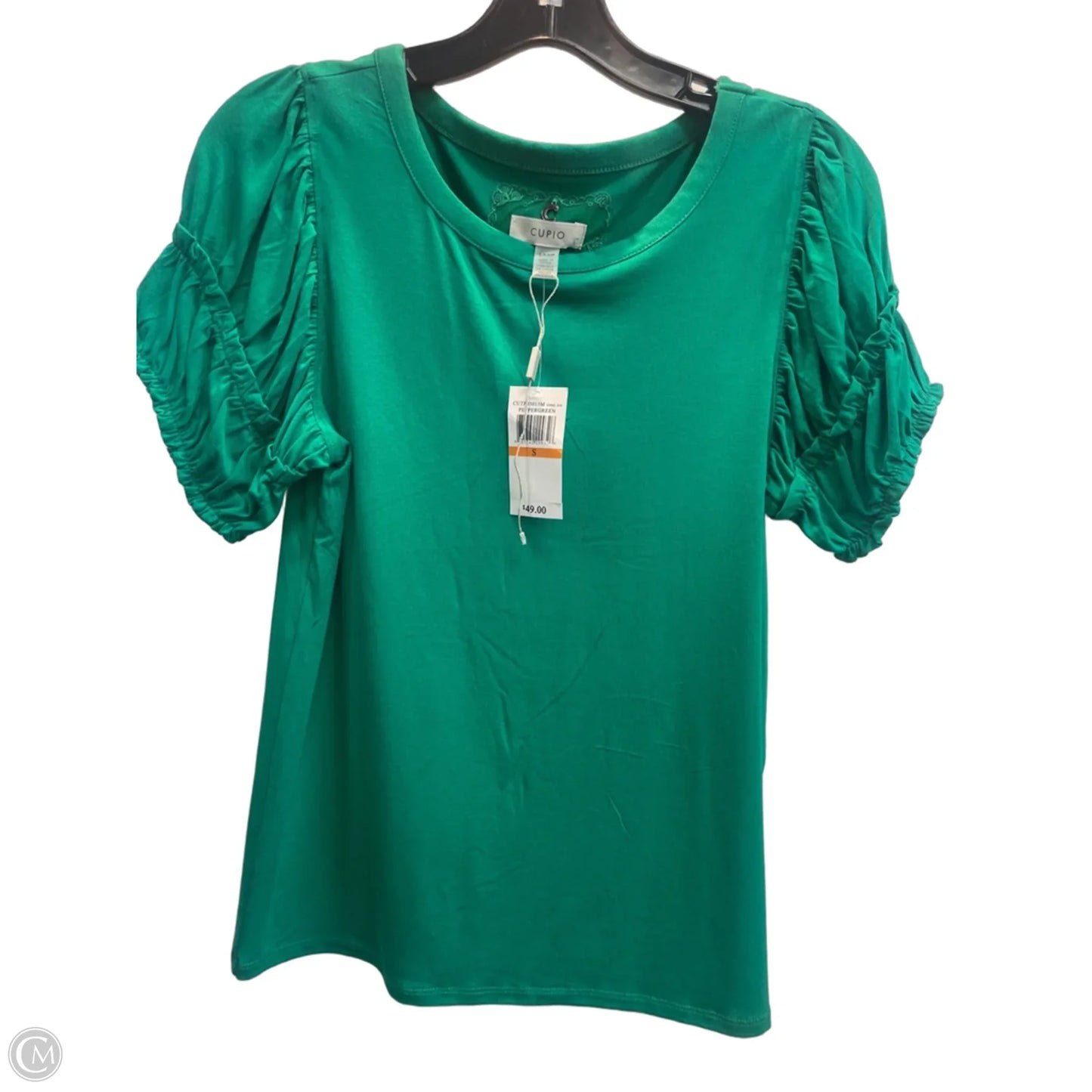 Top Short Sleeve By Cupio In Green, Size: S