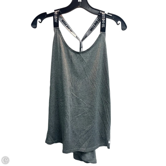 Athletic Tank Top By Nike Apparel In Grey, Size: Xl